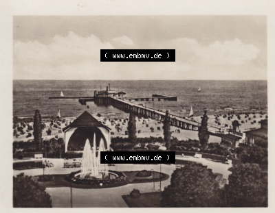 Seebad Heringsdorf 1955, Konzertplatz und Seebrücke Sammlung