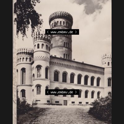 Alte Foto-Ansicht DDR Bezirk Rostock, Kreis Rügen Ostseebad Binz, Binzer Fotomappe 1976, Jagdschloss Granitz auf Rügen. Altes Foto der DDR Bezirk Rostock, Kreis... Sammlung