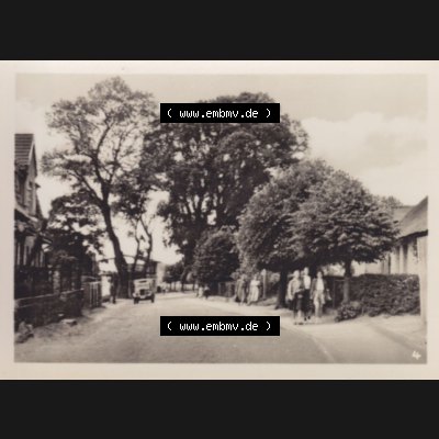 Alte Foto-Ansicht DDR Bezirk Rostock, Kreis Wolgast, Insel Usedom Ostseebad Koserow 1956, 4. Hauptstraße. Altes Foto der DDR Bezirk Rostock, Kreis Wolgast,... Sammlung