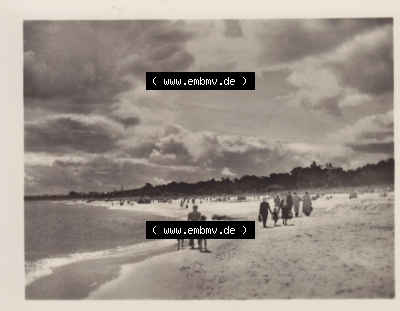 Seebad Heringsdorf 1955, Strandpartie Sammlung