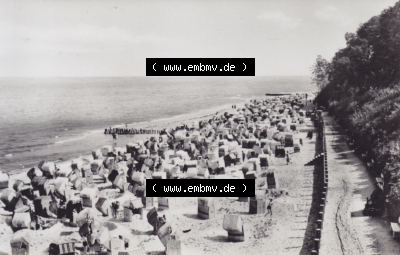 Foto-Ansicht DDR Bezirk Rostock, Kreis Rügen, Ostseebad Sellin 1959, Mit auf dem Foto unbeschriebenen Motiv (0005). Foto vom... Sammlung