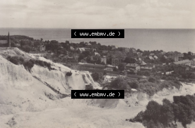 Sassnitz Stubbenkammer 1961: Kreidewerk. Altes Foto Sammlung