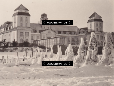 Ostseebad Binz, Binzer Fotomappe 1976, Ostseebad Binz im Winter Sammlung