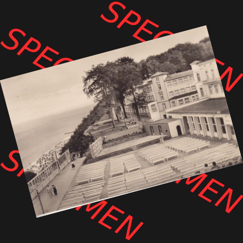 Foto-Ansicht DDR Bezirk Rostock, Kreis Rügen, Ostseebad Sellin 1963, 4. Sellin (Rügen), Freilichtbühne und Strand in Ansichten K 3910. Foto... Sammlung