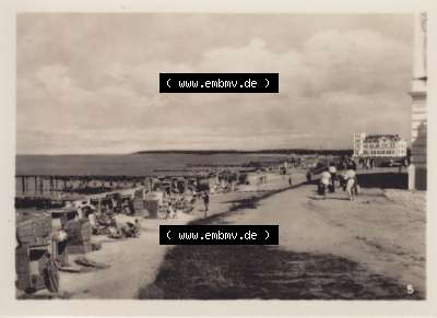Altes Foto DDR Bezirk Rostock, Kreis Bad Doberan, Ostseebad Heiligendamm, 10 Aufnahmen für den Fotofreund 1953, 5. Strand mit... Sammlung