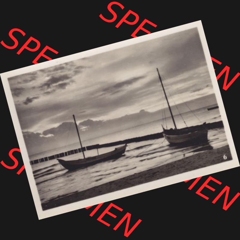 Alte Foto-Ansicht DDR Bezirk Rostock, Kreis Wolgast, Insel Usedom Ostseebad Koserow 1956, 6. Sonnenaufgang. Altes Foto der DDR Bezirk Rostock, Kreis Wolgast,... Sammlung