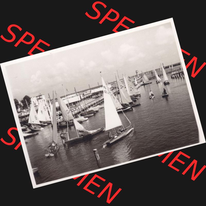 Alte Foto-Ansicht DDR Bezirk Rostock, Kreis Rostock, Hansestadt Rostock, Ortsteil Warnemünde, 10 Fotos von Wolfhard Eschenburg 1962, Unbezeichnetes Foto 10. DDR... Sammlung