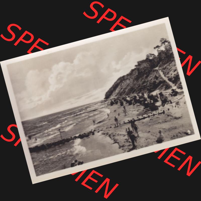 Alte Foto-Ansicht DDR Bezirk Rostock, Kreis Wolgast, Insel Usedom Ostseebad Koserow 1956, 9. Strandleben. Altes Foto der DDR Bezirk Rostock, Kreis Wolgast, Insel... Sammlung