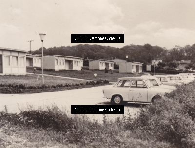 Ostseebad Binz, Binzer Fotomappe 1976, Urlauberdorf in Binz Sammlung