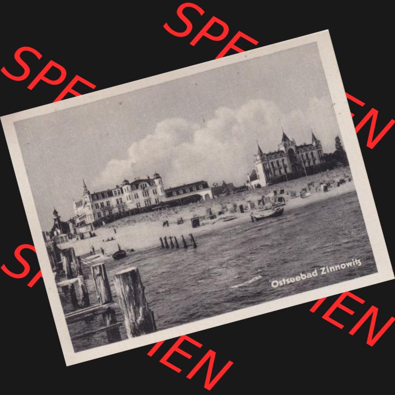Altes Foto vom DDR Bezirk Rostock, Kreis Wolgast, Ostseebad Zinnowitz 1956, Zinnowitzer Strand. Alte Foto-Ansichten der DDR Bezirk Rostock, Kreis Bad Wolgast, Insel... Sammlung