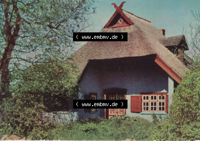 Ostseebad Ahrenshoop Lithografie von 1963, Kleine Farbserie 8. Kunstkaten Sammlung