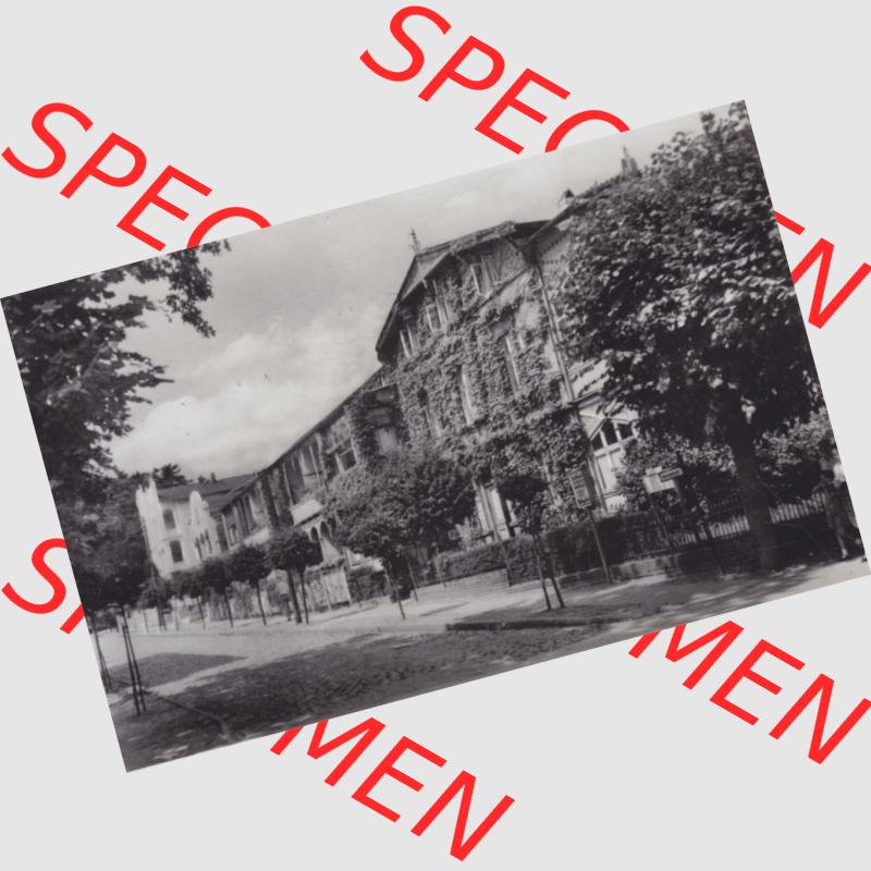 Foto-Ansicht DDR Bezirk Rostock, Kreis Rügen, Ostseebad Sellin 1959, Mit auf dem Foto unbeschriebenen Motiv (0002). Foto vom Graphokopie Heinz Sander G, Berlin... Sammlung