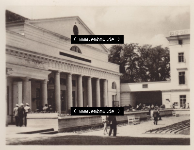 Ostseebad Heiligendamm, (10 Echte Fotos), von ~1956, SVK-Speisehaus und Kurpromenade Sammlung