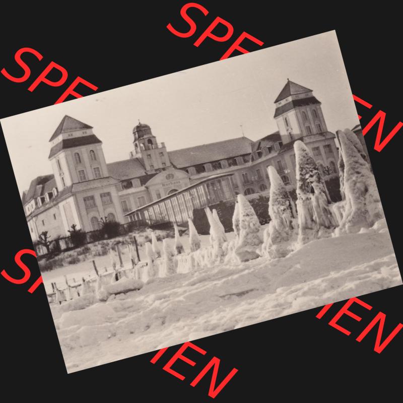 Alte Foto-Ansicht DDR Bezirk Rostock, Kreis Rügen Ostseebad Binz, Binzer Fotomappe 1976, Ostseebad Binz im Winter. Altes Foto der DDR Bezirk Rostock, Kreis Rügen,... Sammlung
