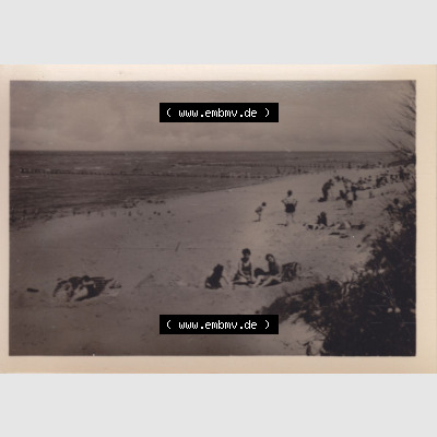 Alte Foto-Ansicht DDR Bezirk Rostock, Kreis Wismar, Gemeinde Insel Poel 1955 Poel, Schwarzer Busch, Strand. Alte Fotos mit Ansichten der DDR Bezirk Rostock, Kreis Wismar... Sammlung