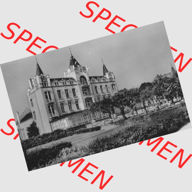 Foto mit Ansicht der DDR Bezirk Rostock, Kreis Wolgast, DDR Zinnowitz auf Usedom 1965, 8. Heim - Klement Gottwald, Heldge-Verlag KG - Köthen-Anh.. Altes... Sammlung