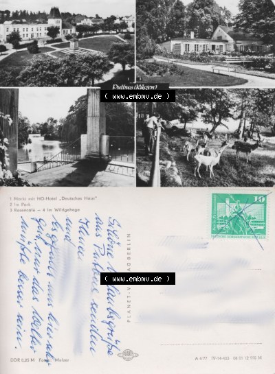 DDR Putbus 1977, Putbus (Rügen), Planet Verlag Berlin Sammlung