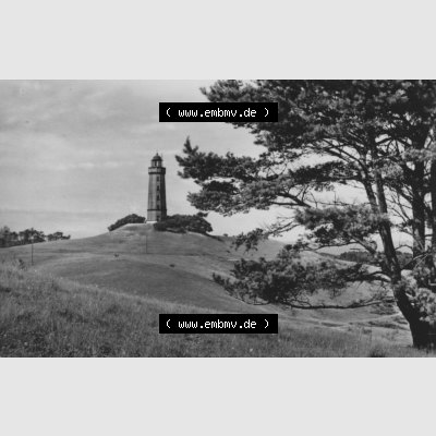 Foto mit Ansicht der DDR Bezirk Rostock, Kreis Rügen, DDR Insel Hiddensee 1970, 1. Leuchtturm Hiddensee, Heldge-Verlag KG, Köthen-Anh. DDR Bezirk Rostock,... Sammlung