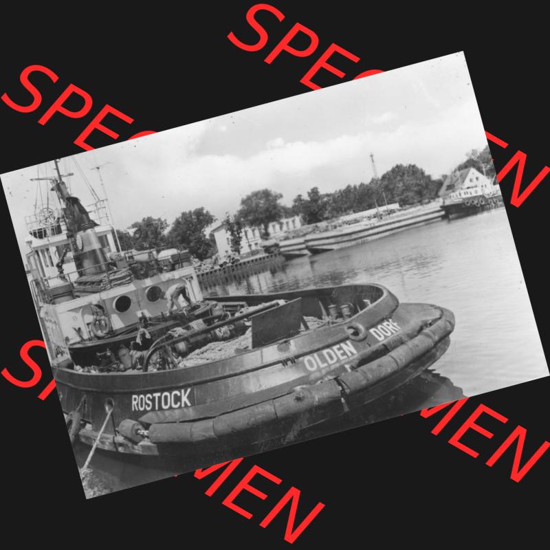 Ansichtskarte mit Ansicht der DDR Bezirk Rostock, Kreis Rügen, DDR Putbus 1982, Hafen von Lauterbach in Putbus auf Rügen, Mehrbildkarte. Ansichtskarten Sammlung... Sammlung