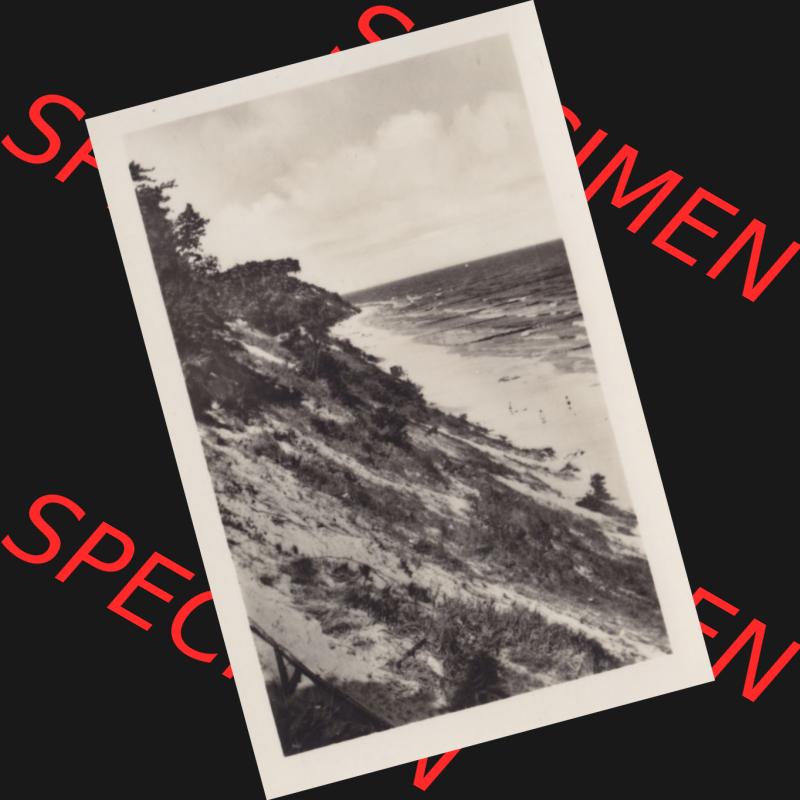 Alte Foto-Ansicht DDR Bezirk Rostock, Kreis Wolgast, Insel Usedom Ostseebad Koserow 1956, 8 Strand, Hochufer, Koserow a. Usedom. DDR Bezirk Rostock, Kreis... Sammlung