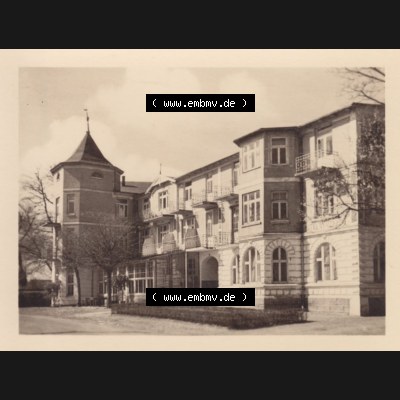 Alte Foto-Ansicht DDR Bezirk Rostock, Kreis Bad Doberan, Ostseebad Kühlungsborn 1954, 7681 FDGB-Heim Waldkrone. Digitales Bildmaterial von Fotos aus der DDR, der Deutschen... Sammlung
