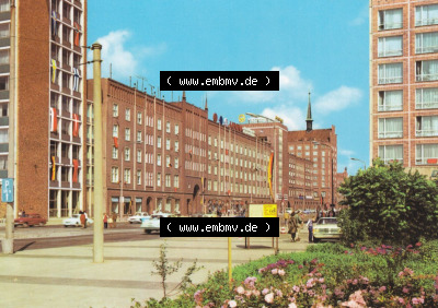 Hansestadt Rostock 1975, Lange Straße, zum herunterladen freigegeben Sammlung