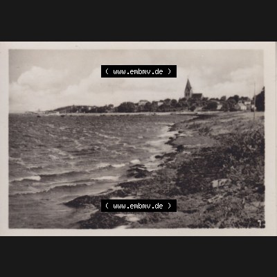 Altes Foto aus DDR Bezirk Rostock, Kreis Bad Doberan, Ostseebad Rerik 1967, 1. Blick auf die Stadt. Foto-Ansicht - Foto Handabzug vom Verlag Hans C. Schmiedicke,... Sammlung