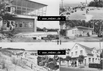 DDR Ostseebad Baabe 1978, Baabe (Rügen), Planet Verlag Berlin der DDR Sammlung