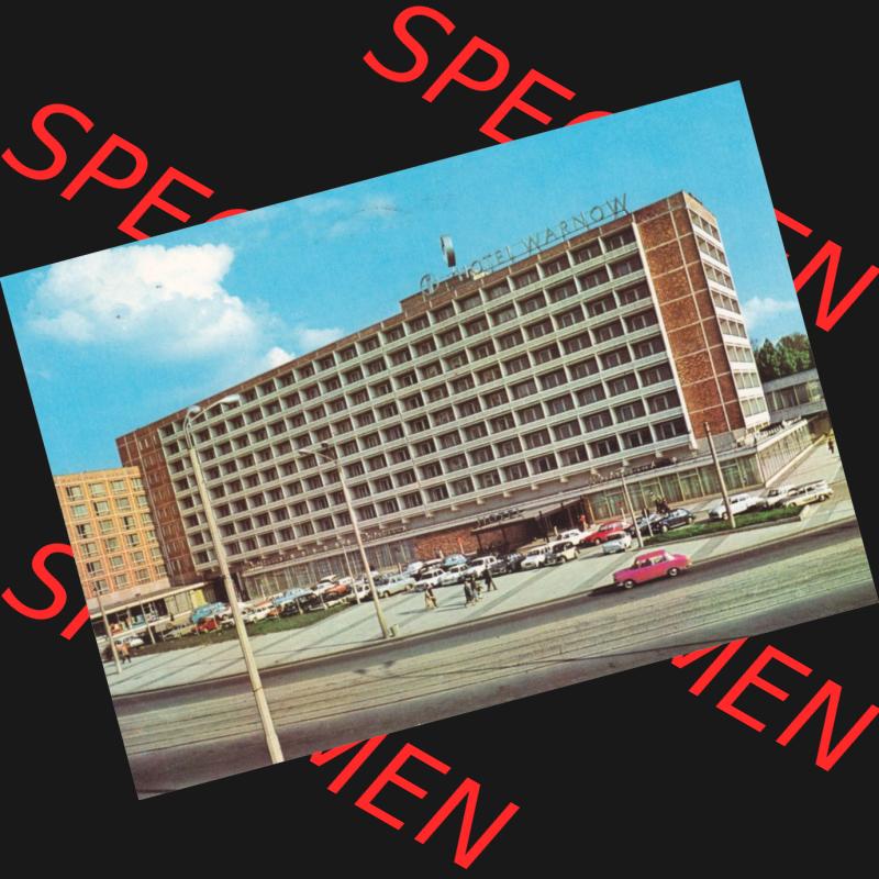 Alte Ansichtskarte mit Ansicht der DDR Bezirk Rostock, Stadtkreis & Hansestadt Rostock 1983, Interhotel Warnow. Digitales Bildmaterial von Farbigen bzw. Color Ansichtskarten... Sammlung