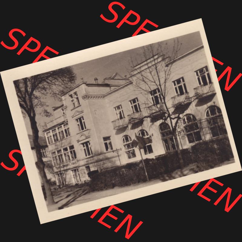 Alte Foto-Ansicht DDR Bezirk Rostock, Kreis Bad Doberan, Ostseebad Kühlungsborn 1954, 7685 FDGB-Heim Juwel. Digitales Bildmaterial von Fotos aus der DDR, der Deutschen... Sammlung