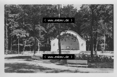 DDR Seebad Koserow 1953, Konzertplatz, VEB Reprocolor Leipzig Sammlung