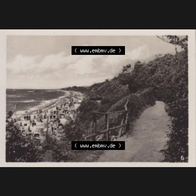 Altes Foto aus DDR Bezirk Rostock, Kreis Bad Doberan, Ostseebad Rerik 1967, 6. Hochuferpromenade. Foto-Ansicht - Foto Handabzug vom Verlag Hans C. Schmiedicke,... Sammlung