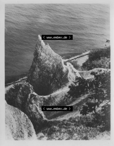 DDR Stadt Saßnitz Stubbenkammer auf der Insel Rügen, Hochformat, Thür. Volksverlag Weimar, "Saßnitz/Rügen, 8 Echte Fotos" Sammlung