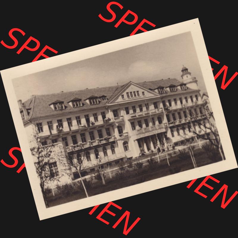Alte Foto-Ansicht DDR Bezirk Rostock, Kreis Bad Doberan, Ostseebad Kühlungsborn 1954, 9236 FDGB-Heim Georgij Dimitroff. Digitales Bildmaterial von Fotos aus der DDR,... Sammlung
