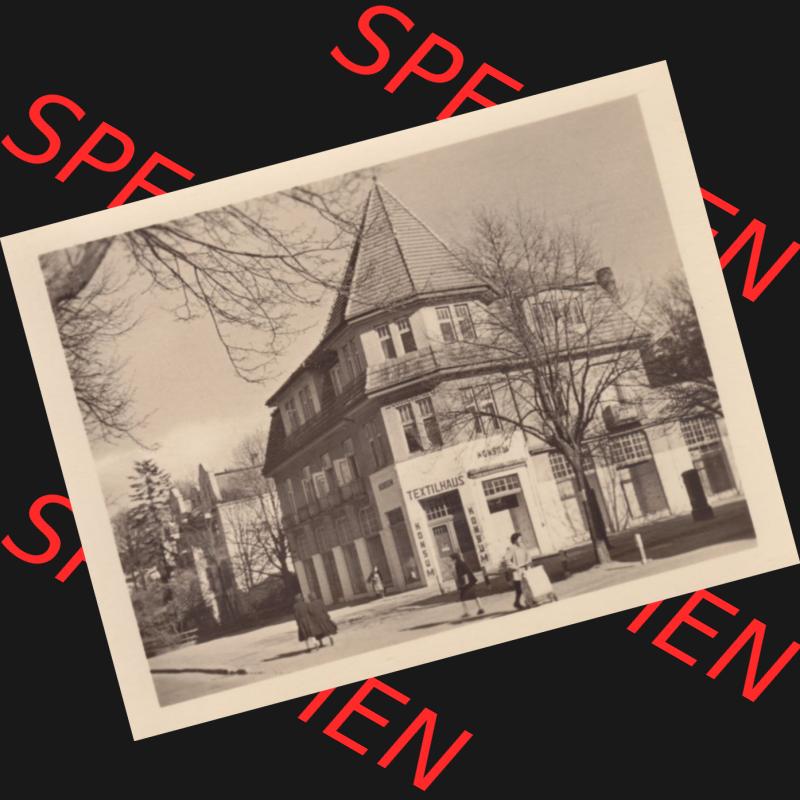 Alte Foto-Ansicht DDR Bezirk Rostock, Kreis Bad Doberan, Ostseebad Kühlungsborn 1954, 7212 Textilhaus Konsum-Kaufhaus. Digitales Bildmaterial von Fotos aus der DDR,... Sammlung