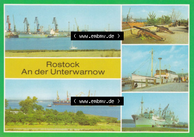 Hansestadt Rostock 1983, Rostock an der Unterwarnow, zum herunterladen freigegeben Sammlung