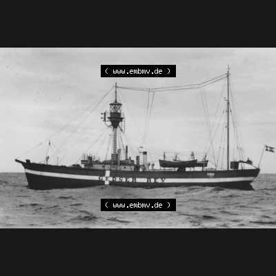 Foto mit Ansicht der DDR Bezirk Rostock, Stadtkreis Rostock, DDR Foto Rostock-Warnemünde 1962, 10. Gedser Feuerschiff, Heldge-Verlag KG - Köthen-Anh..... Sammlung