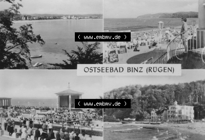 DDR Ostseebad Binz 1970, Binz auf Rügen, Gebr. Garloff KG - Magedeburg, zum herunterladen freigegeben Sammlung
