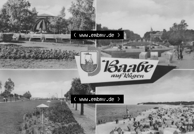 DDR Ostseebad Baabe 1966, Baabe (Rügen), Heldge-Verlag KG 437 Köthen-Anhalt Sammlung