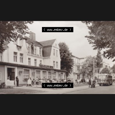 Alte Foto-Ansichten DDR Bezirk Rostock, Kreis Bad Doberan, Ostseebad Kühlungsborn 1971, 9. Promenaden-Hotel. Altes Foto der DDR Bezirk Rostock, Kreis Bad Doberan,... Sammlung
