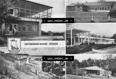 DDR Ostseebad Baabe 1984, Ostseebad Baabe, HO-Gaststätten , und Sammlung