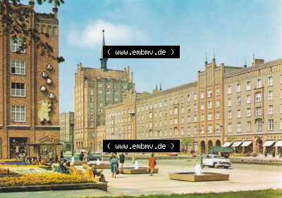 Hansestadt Rostock 1969, Rostocker Lange Straße, zum herunterladen freigegeben Sammlung