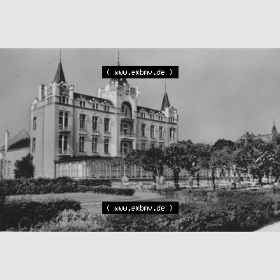 Foto mit Ansicht der DDR Bezirk Rostock, Kreis Wolgast, DDR Zinnowitz auf Usedom 1965, 8. Heim - Klement Gottwald, Heldge-Verlag KG - Köthen-Anh.. Altes... Sammlung