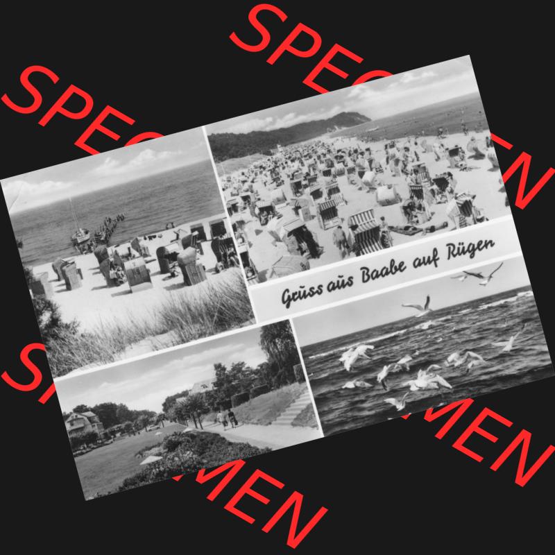 Ansichtskarte mit Ansicht der DDR Bezirk Rostock, Kreis Rügen, DDR Ostseebad Baabe 1982, Gruss aus Baabe Rügen. Ansichtskarten Sammlung Ostseebad Baabe auf der Insel... Sammlung