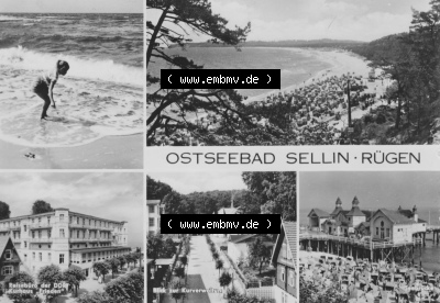 DDR Ostseebad Sellin 1979, Selliner Strand, Reisebüro, Kurverwaltung, Seebrücke Sammlung