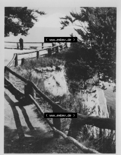 DDR Stadt Saßnitz Aussichtsplatz Stubbenkammer auf der Insel Rügen, Thür. Volksverlag Weimar, "Saßnitz/Rügen, 8 Echte Fotos" Sammlung