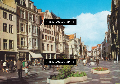 Hansestadt Rostock 1977, Rostocker Kröpeliner Straße, Einbildkarte, zum herunterladen freigegeben Sammlung