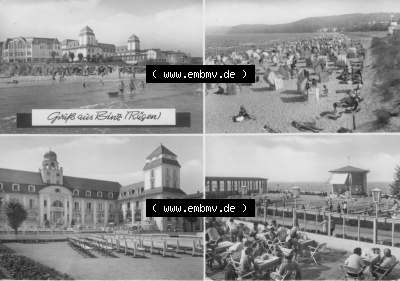 DDR Ostseebad Binz 1971, Binz auf Rügen, Heldge-Verlag KG - 437 Köthen, zum herunterladen freigegeben Sammlung