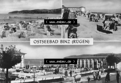 DDR Ostseebad Binz 1971, Binz auf Rügen, Gebr. Garloff KG - Magedeburg, zum herunterladen freigegeben Sammlung