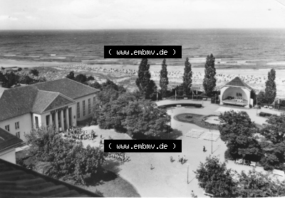 Ansicht Ostseebad Heringsdorf 1978, Kulturhaus und Konzertpavillon Sammlung